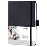 Sigel CO131 CONCEPTUM Notebook Squared Black 97 Sheets A6