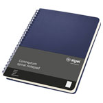 Sigel CO827 Conceptum notepad spiral-bound hardcover dark blue A5 ruled 80 she