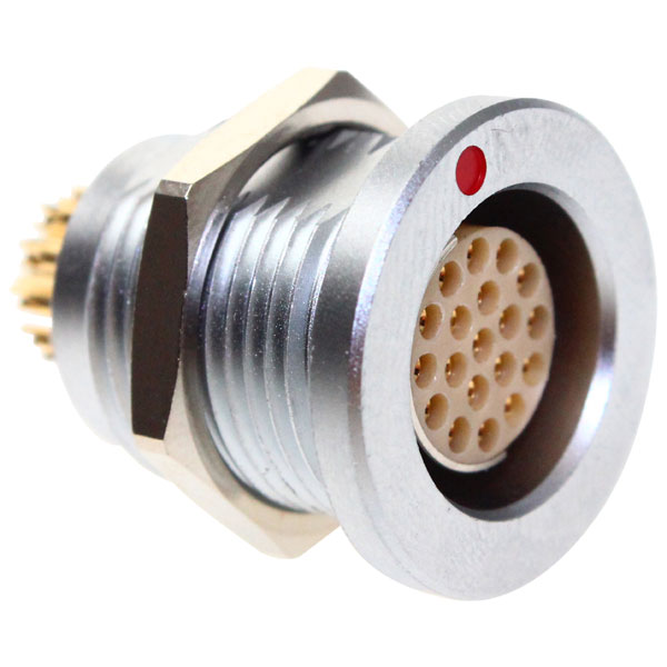 CamCirc CCB4S1/19 Circular Connector Receptacle 19 Way Panel Mount...