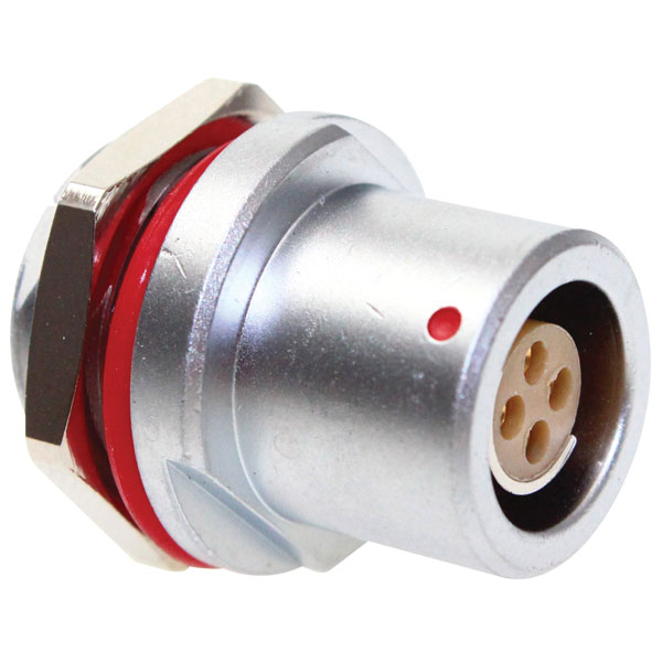 CamCirc CCD2S1/04 Circular Connector Receptacle 4 Way Panel Mount ...