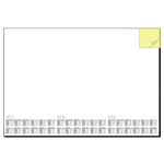 Sigel HO490 Desk pad Three-year planner White 595 mm x 410 mm Paper