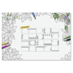 Sigel HO580 Adult Colouring Desk Pad Black/White Paper Pads 595x410mm