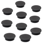 Sigel MU196 Magnet Pack Round Black 25 mm 10 pcs
