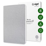 Sigel RU100 Re-Up Notebook Squared Light grey 50 sheets A5 portrait