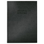 Sigel SM111 Menu folder black 1 pc durable and stylish for professional use