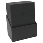Sigel SM200 Menu folder A4 10 pcs with storage box Black