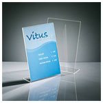 Sigel TA210 Desk display board L-shape A4 Glassy Paper  1 pc