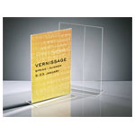 Sigel TA220 Desk display board T-shape A4 Glassy  1 pc