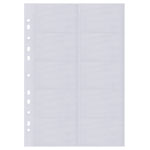 Sigel VZ351 Business card folder pocket A4 holds 200 cards 10 pcs