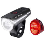 Sigma 17750 Bike headlight rechargeable LED Black  Monochrome