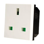 Conec2 CLB0345-UK UK Power Socket Module 45mm x 45mm