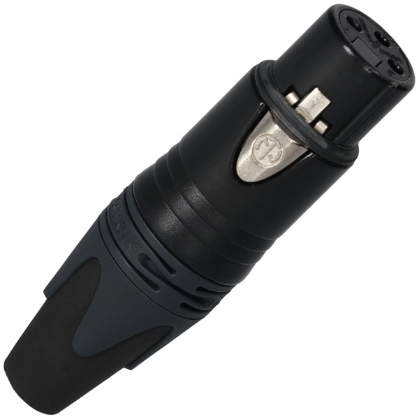 Neutrik NC3FXX-B 3-Pole XLR Cable Socket (Black) Neutrik NC3FXX-B 3-Pole XLR Cable Socket (Black)