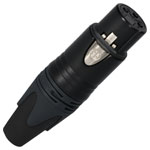 Neutrik NC3FXX-B 3-Pole XLR Cable Socket (Black)