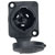 Neutrik NAC3MPX-TRUE1 Chassis Mount powerCON® TRUE1 Sealing Inlet Connector