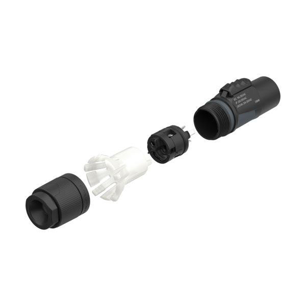 Neutrik NAC3M-TRUE1-S-D Inline powerCON® TRUE1 Male Mains Connecto...