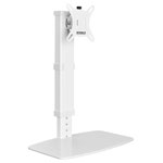 SpeaKa Professional SP-10092884 Monitor base White Height-adjustable Swivel