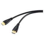 SpeaKa Professional SP-10133284 Audio Cable, Black, High Flex, 2m Length