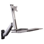 SpeaKa Professional SP-10239120 SP-MM-705 Monitor Wall Mount Silver Adjustable