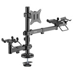 SpeaKa Professional SP-11948672 SP-POS-200 Monitor desk mount Black adjustable