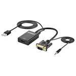 SpeaKa Professional SP-12111624 AV Converter VGA Jack HDMI 1920x1080 Pixel
