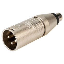 Neutrik NA2MPMF Male XLR-phono Socket Adaptor