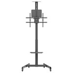 SpeaKa Professional SP-13383160 TV trolley height-adjustable with hand crank