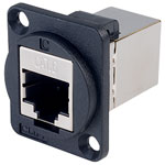 Cliff CP30222S XLR Feedthrough FTP Cat6 RJ45 to RJ45 Shielded CSK Hole