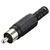 TRUCOMPONENTS 202765 RCA connector Plug, straight Black
