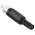 TRUCOMPONENTS 202765 RCA connector Plug, straight Black