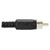 TRUCOMPONENTS 202765 RCA connector Plug, straight Black