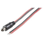 TruComponents 202800 Low power cable - Open ends 5.5mm 2.5mm 2.00m