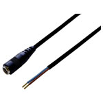 TruComponents 202873 Low power cable Socket - Open ends 5.50mm 2.50mm 1.00m