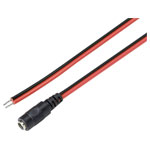 TruComponents 202890 Low power cable Socket - Open ends 5.5mm 2.5mm 2.00m