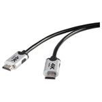 SpeaKa Professional SP-6344128 Audio & Visual Cable black 1m