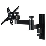 SpeaKa Professional SP-6444400 Monitor wall mount Black Tiltable Swivelling