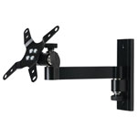 SpeaKa Professional SP-6456756 Monitor wall mount Black Tiltable Swivel 13-30"