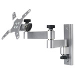 SpeaKa Professional SP-6514852 Monitor wall mount Silver Tiltable 13"-30"