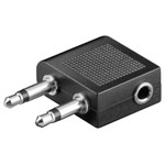 SpeaKa Professional SP-7869752 Jack Audio Y adapter Black 2x 3.5 mm plug to 1x