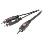 SpeaKa Professional SP-7869792 Audio Cable Assembly Black Copper 1.5m