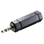 SpeaKa Professional SP-7869824 Jack Adapter 1x 3.5 mm plug 1x 6.35mm socket Bl