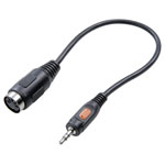 SpeaKa Professional SP-7869840 Adapter Jack 3.5mm to 5-pin DIN Black