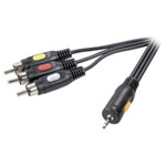 SpeaKa Professional SP-7869872 Audio & Visual Cable Black 2m