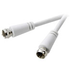 SpeaKa Professional SP-7869980 SAT Cable F plug 10m 75dB White