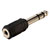 TruConnect 6.35mm Stereo Plug to 3.5mm Stereo Socket Adaptor