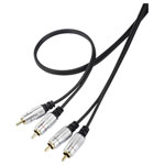 SpeaKa Professional SP-7870144 Cable Assemblies Black Flexible PVC 2 Metres