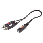SpeaKa Professional SP-7870256 Audio Cable Black 1.5m Durable Design