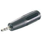 SpeaKa Professional SP-7870260 Audio Adapter 2.5mm Plug to 3.5mm Socket Black