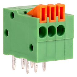 Camblock Plus CSTBP254H/3 2.54mm Horizontal Screwless Terminal Block 3p