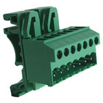 Camblock Plus CTBPD96VJ/7 5.08mm DIN Rail Mount Vertical Male T/Block 7p