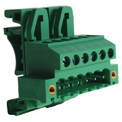 Camblock Plus CTBPD96VJ/6FL 5.08mm DIN Rail Mount Vertical Male Flan T/Block 6p